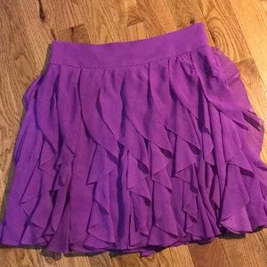 Ann Taylor ruffled skirt